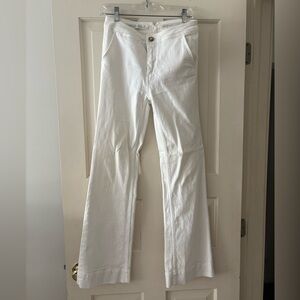 Anthropologie White Bootcut Pants. Size 27